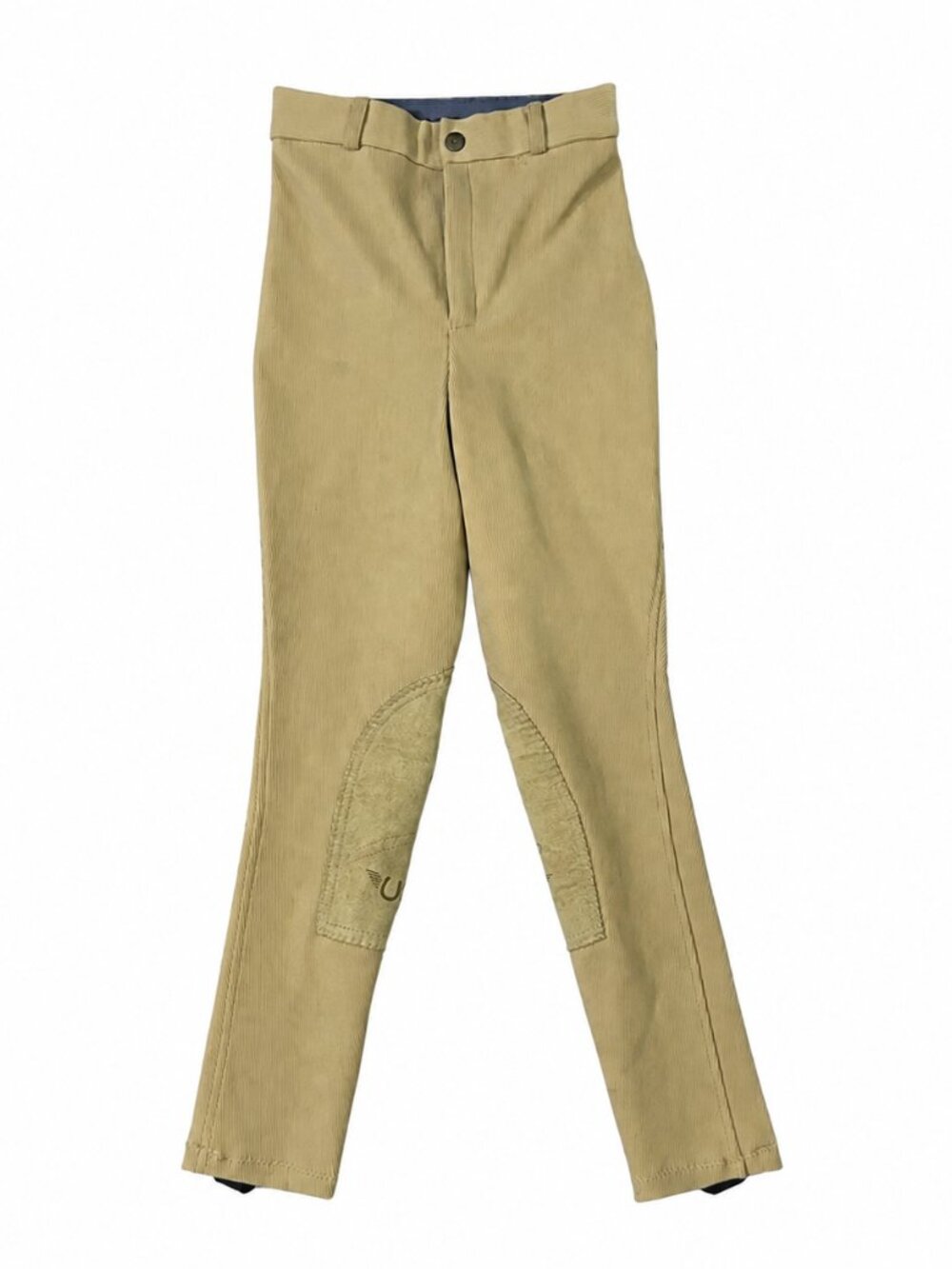 TuffRider Girls Size 12 Tan Ribbed Riding Jodhpurs